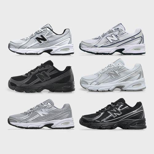 [New Balance] 740 スニーカー GR740BM U740BM2 U740BO2 ブラック シルバー シメント メンズ レディース