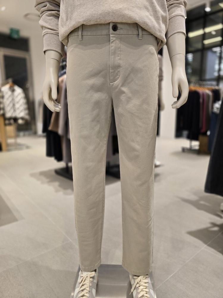 GIORDANO 男性用パンツ 夏 テーパードフィット コットン チノパンツ 5525