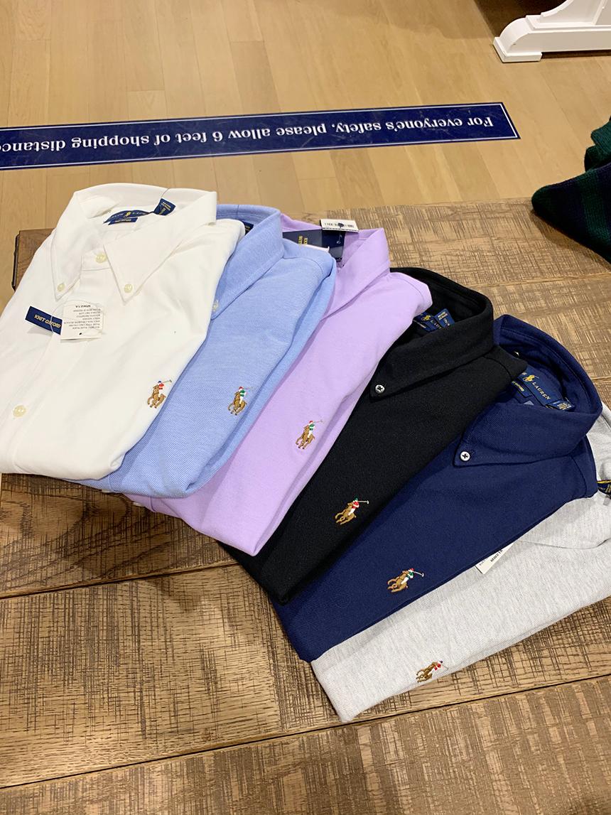 Polo Ralph Lauren メンズ ボタンダウン ニット オックスフォードシャツ