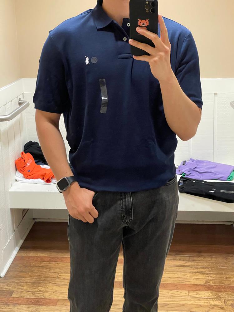 Polo Ralph Lauren メンズ 無地 ポニー ソフトタッチ 半袖 ポロシャツ 多色 710565916
