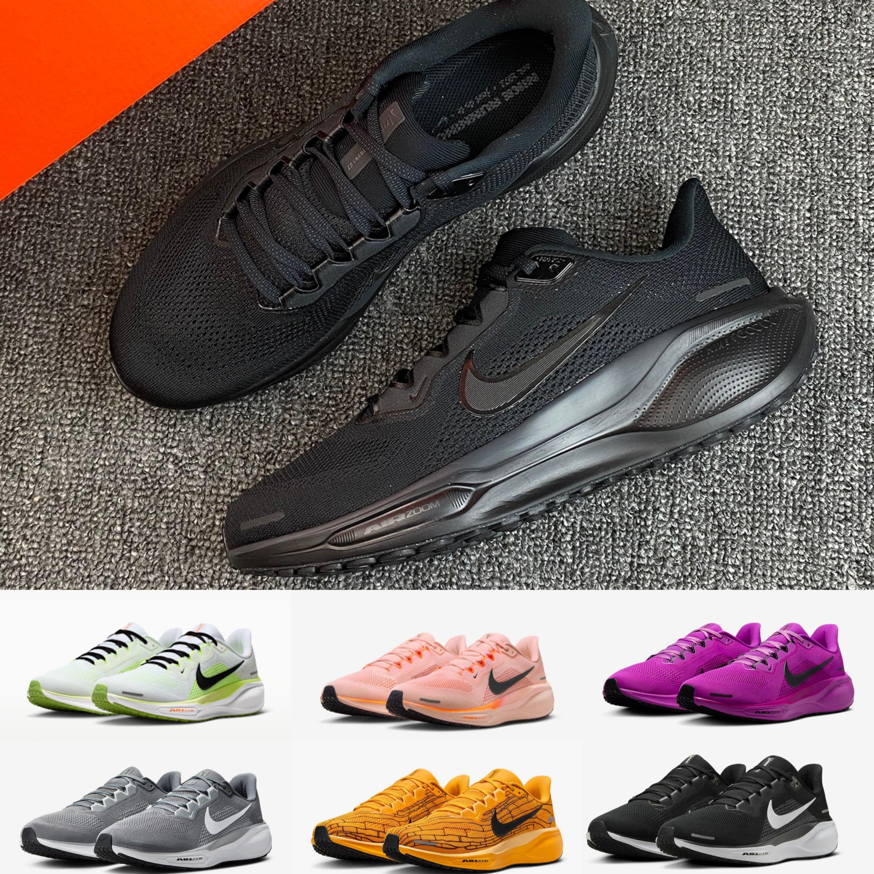 NIKE AIR ZOOM PEGASUS 41 42 ランニングシューズ ジム カップル スニーカー メンズ ブラック