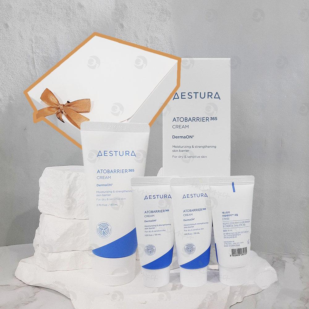AESTURA アトバリア365 アストラ クリーム 本品+マスクパック1枚 ギフトボックス 大容量