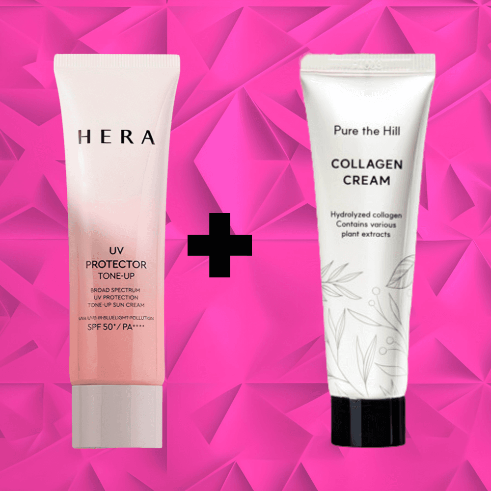 헤라 UV 유브이 프로텍터 톤업 선크림 40ml+ 콜라겐크림50ml (26년10월)