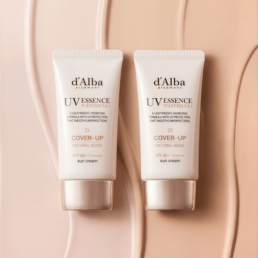 [26年 新型リニューアル/2個] d'Alba Natural Cover Beige Tone-up Sun Cream 50mlX2 (3COLORS)