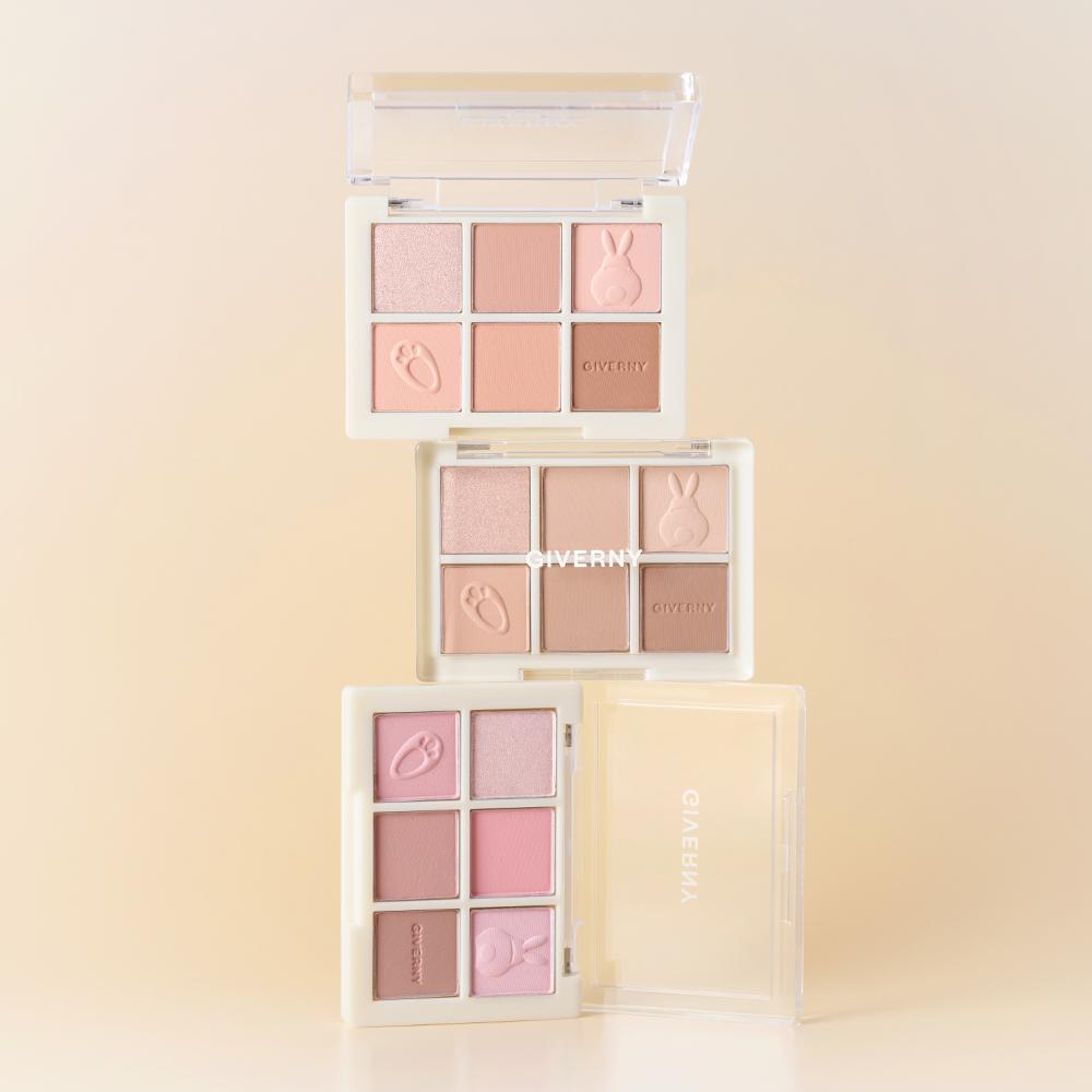 Jeverni ソフト アイパレット 6色 5g (3Colors)