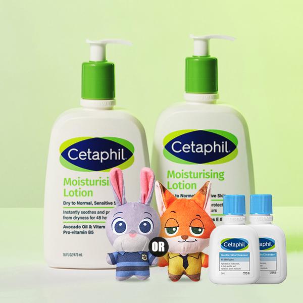 118ml ローション プレゼント [トイ・ストーリー コラボ] Cetaphil ローション 473ml 2個 + 29ml 2個 + ポーチ