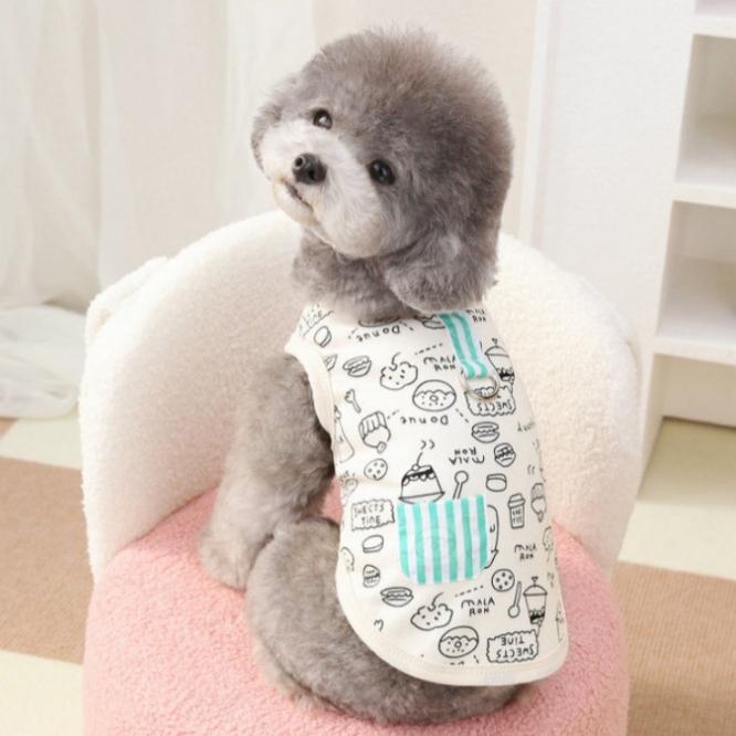 デイリー 犬Tシャツ 犬服 猫 犬夏服 ハーネス 犬春服ベスト 室内服