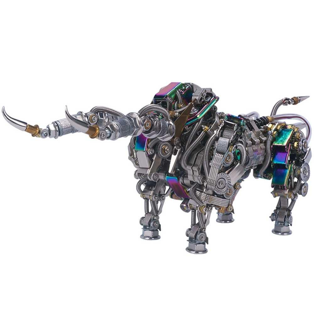 闘牛 フィギュア模型 メタル プレゼント ロボット 小物 キダルト 大人