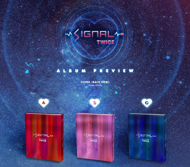 [3種セット] TWICE ミニ 4集 アルバム SIGNAL シグナル+特典 ポスター 포함