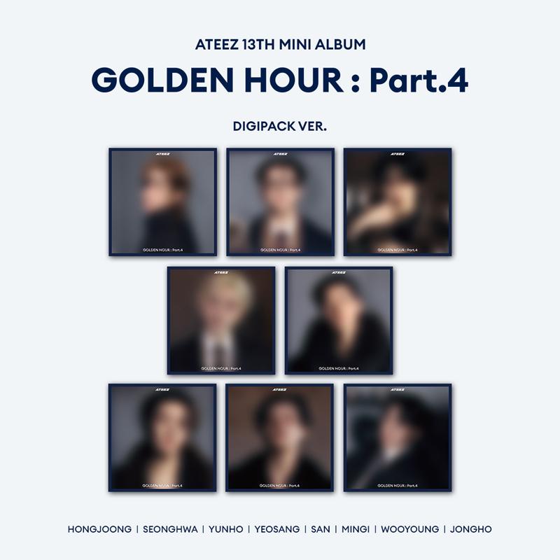 ATEEZ アルバム - GOLDEN HOUR Part.4 (ゴールデンアワー デジパック)