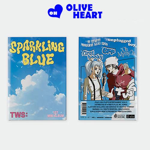 투어스 앨범 위버스 스파클링블루 Sparkling Blue 1집 미니 포카 굿즈 TWS