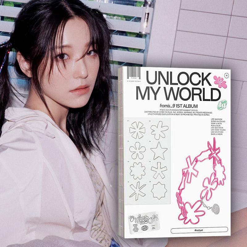 fromis_9 正規アルバム+特典 #menow フォトブック notyet Unlock My World 후미나