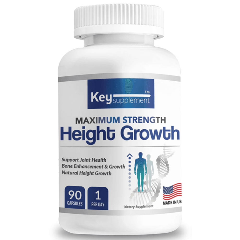 身長サプリメント ハイグロウ 子供・青少年 カルシウム グルコサミン マリンコラーゲン 計15種 Key Supplement Height Growth 90カプセル 1個入 1個 90粒