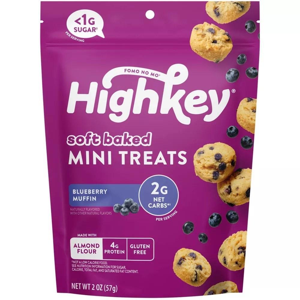 HIGHKEY 味ブルーベリー ミニベイクドソフトトリーツ マフィン 57g