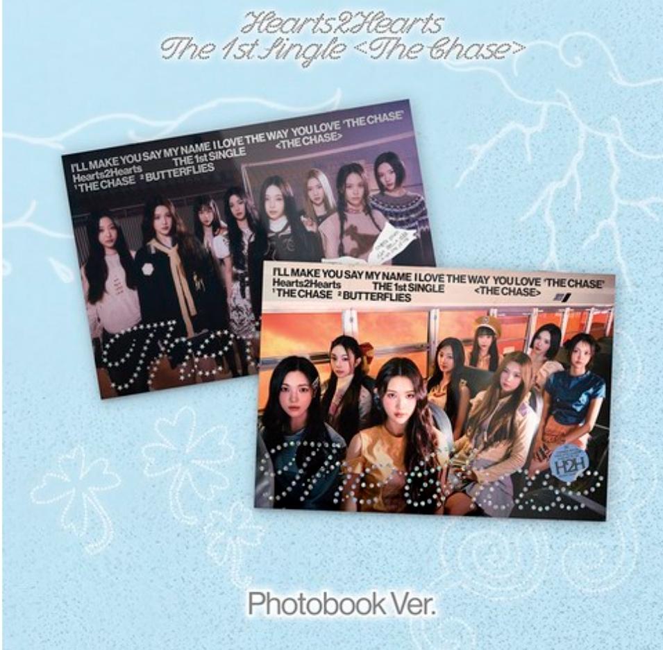 Hearts2Hearts アルバム The Chase シングル 1集 Hearts2Hearts フォトブック Bバージョン