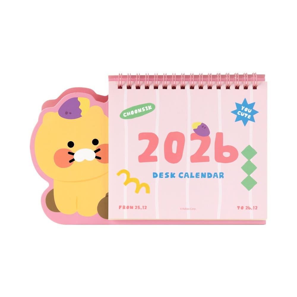 カカオ 2026 卓上カレンダー