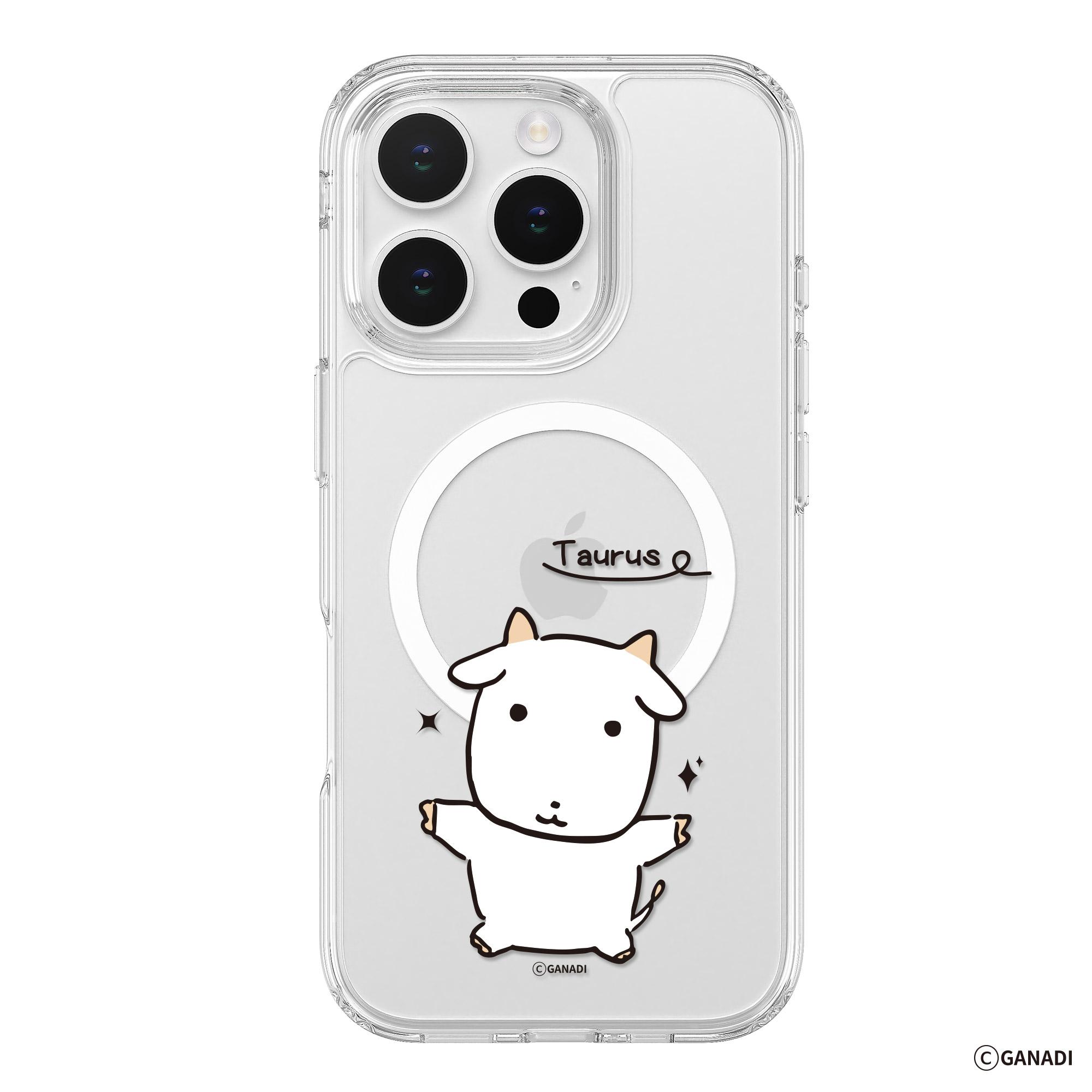 ganadi iPhone 16 Pro Max 퓨어쉴드 MagSafe 星座デザイン 透明バンパーケース