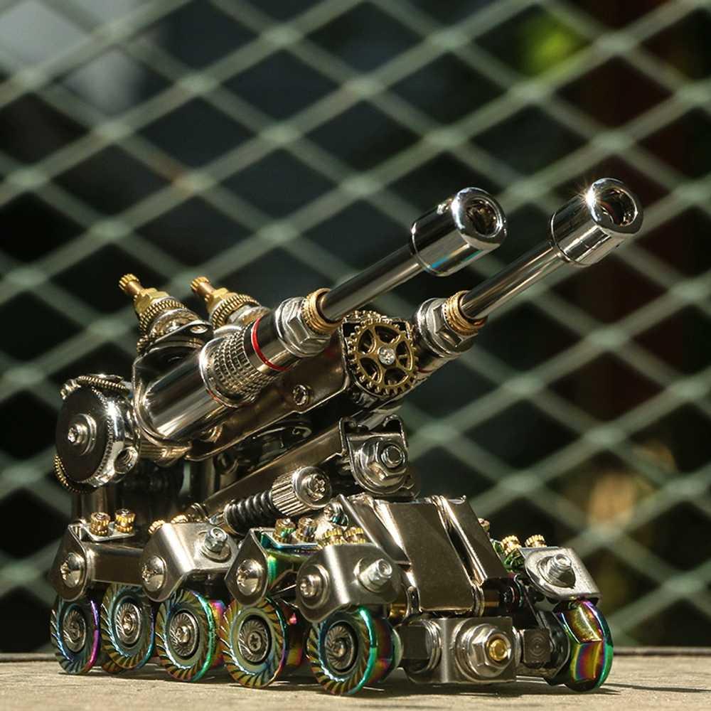 金属フィギュア タンク DIY 小物 キダルト おもちゃ ギフト 模型
