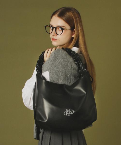 [마스마룰즈] Leather 2way shirring hobo bag _ Black 5012114288