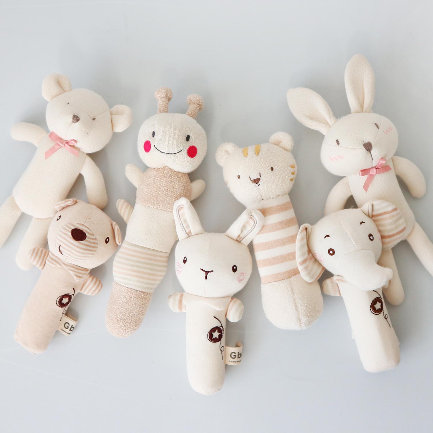 リトガート オーガニック トイ 犬用おもちゃ ラトル カシャカシャウサギぬいぐるみ ぬいぐるみ