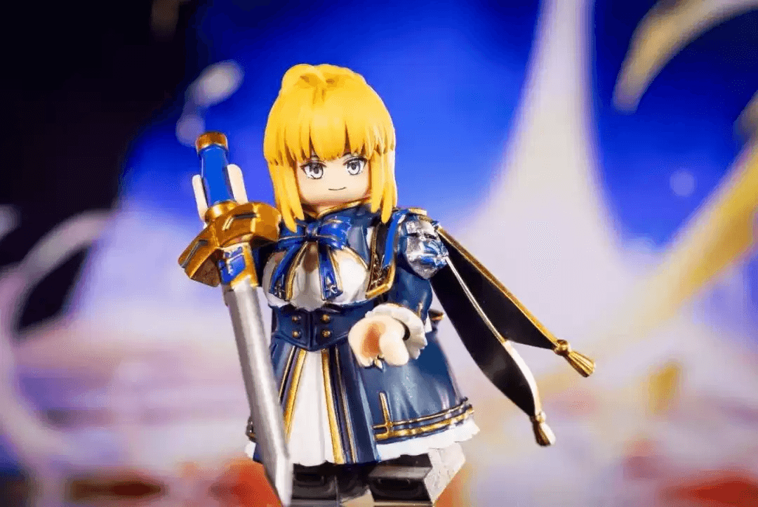 崩壊スターレイル コラボ FGOバージョン セイバー MF x Liberty 合同限定版 カスタムレゴフィギュア