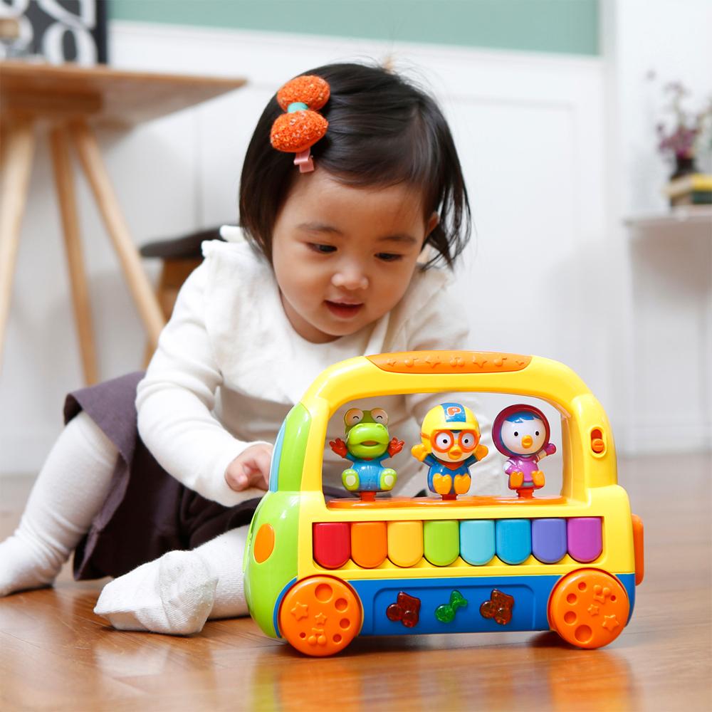 ミュージカルバス 国民 ポロロおもちゃ 音の出る 2歳 赤ちゃんおもちゃ 甥/姪 プレゼント