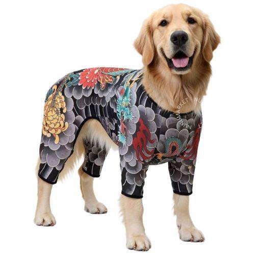 [ヌヌマーケット] 暴走 ヌヌマーケット ペットタトゥー タトゥー 錯視 犬服 プリント ドッグファッション