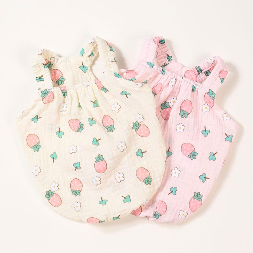 犬用夏服 犬用タンクトップ Tシャツ 猫服 中型犬 いちご