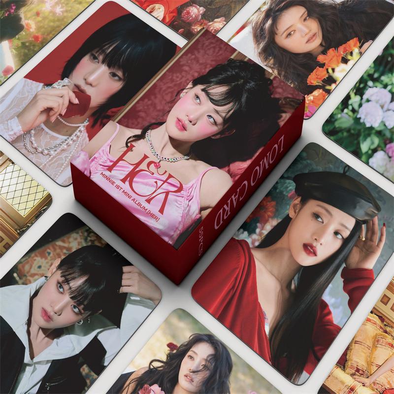 (G)I-DLE HER アルバム ポストカード アイデビュートコレクション ミンニ グッズ 55枚