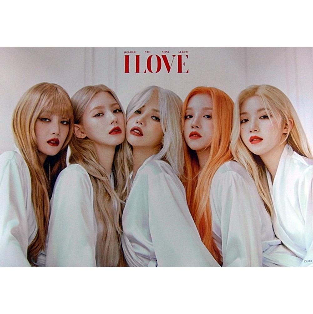 (ブロマイド1種+丸筒) (G)I-DLE I LOVE B ポスター