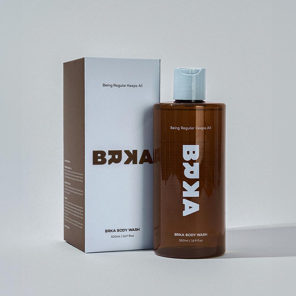 BRKA 브르카 무향 바디워시 500ml 임산부 약산성 등드름 비건 바디클렌저