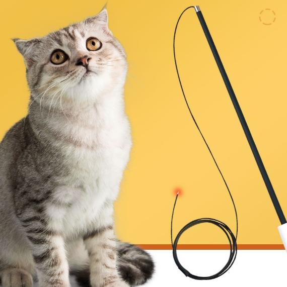 BAEKOKO 배코코 ホタル 釣り竿 光ファイバー 猫のおもちゃ 猫用品 ペット用品 レーザー