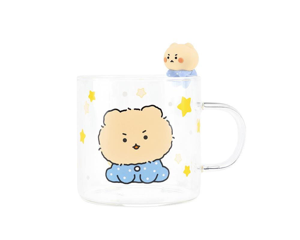 망그러진 곰 フィギュア グラスマグカップ