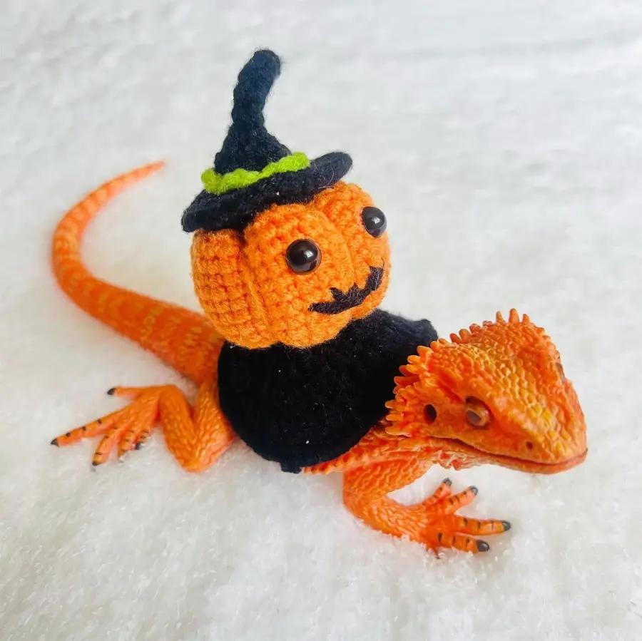 トカゲ用ハーネス、ゲッコー、カメレオン、コスプレ、ハロウィン、散歩用
