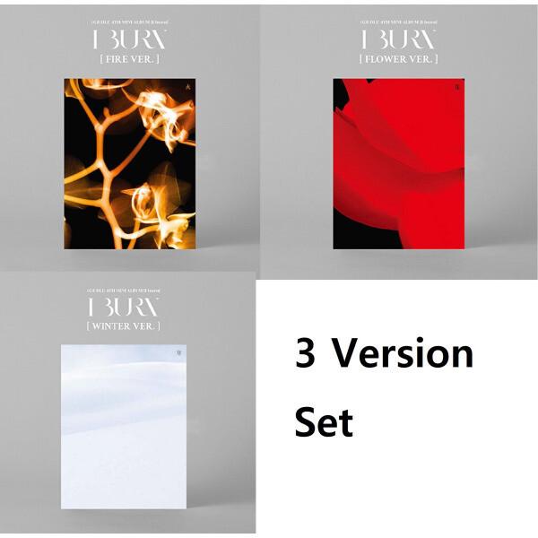 (G)I-DLE 4th EP Album I BURN 3 Version Set (Sealed)