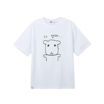 SPAO x 가나디 ショートスリーブTシャツ WHITE