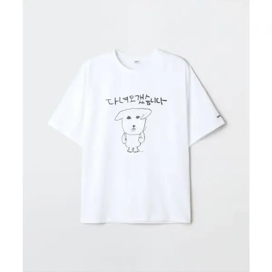 SPAO 가나디 半袖 Tシャツ PRINT SPRLG25U09