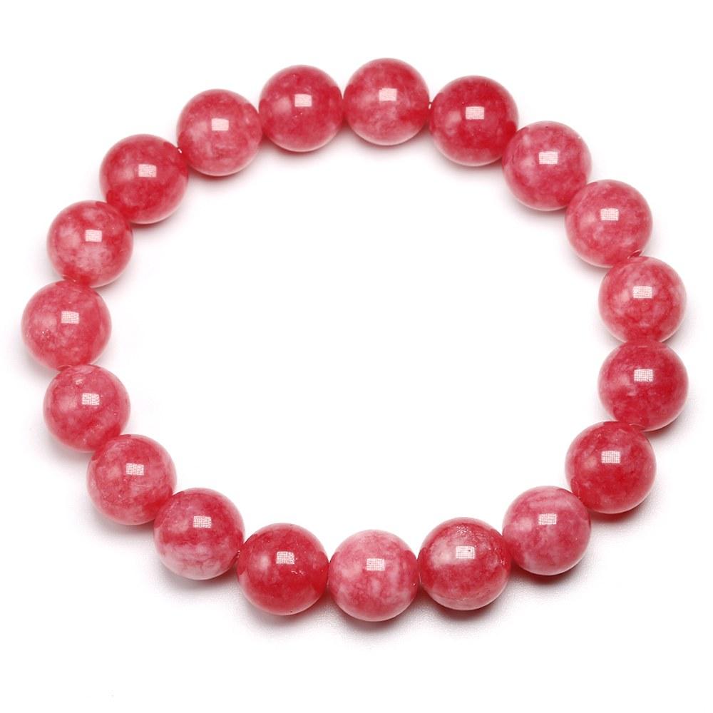 天然石 ラウンドビーズ ジュエリー ブレスレット 宝石 アクセサリー Beads 6mm 16cm 6 3inch
