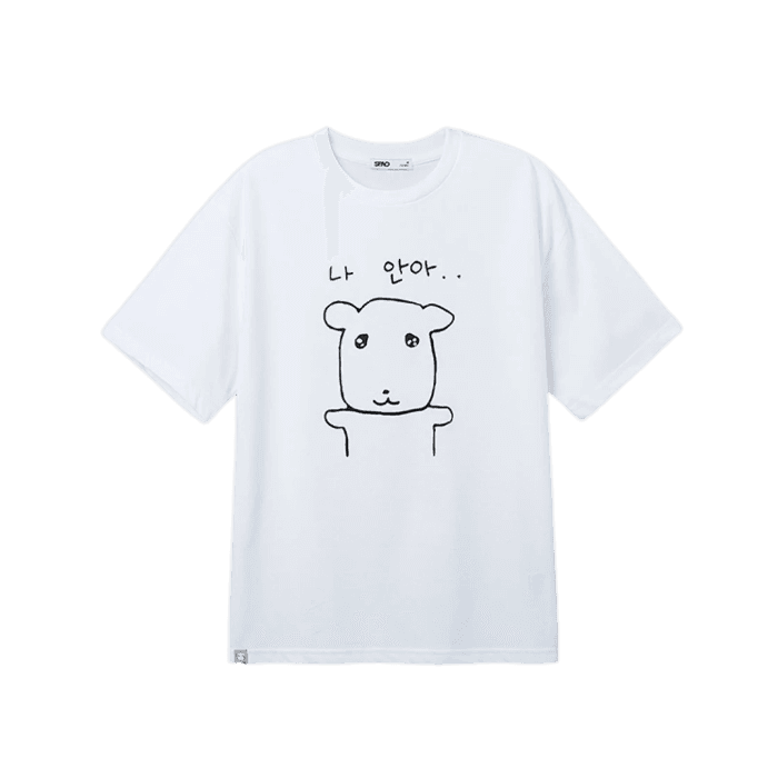 S スパオ x ガナディ ショートスリーブTシャツ ホワイト