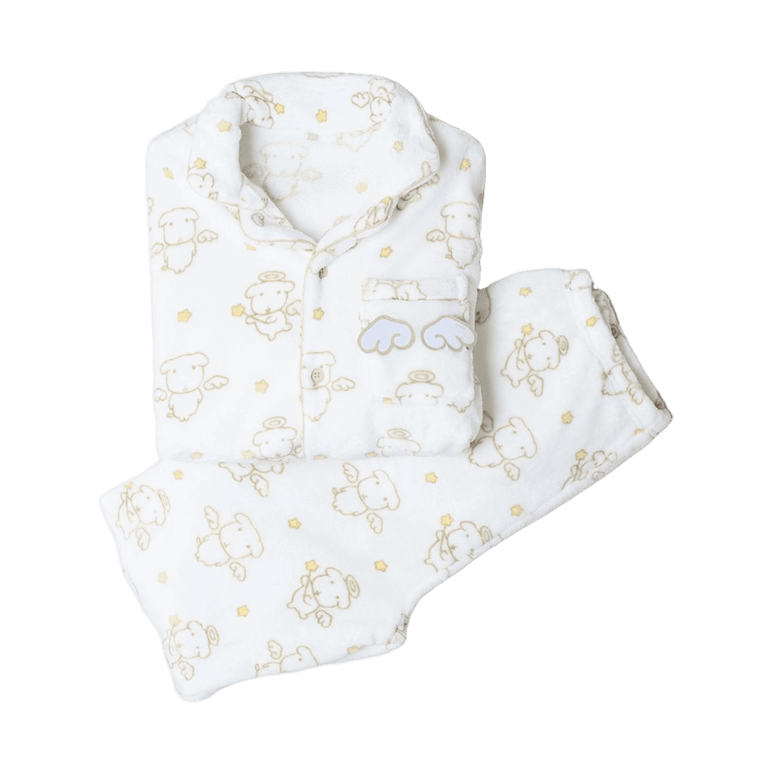 M SPAO x GANADI 천사와 악마 파자마 WHITE SPPPG11U04