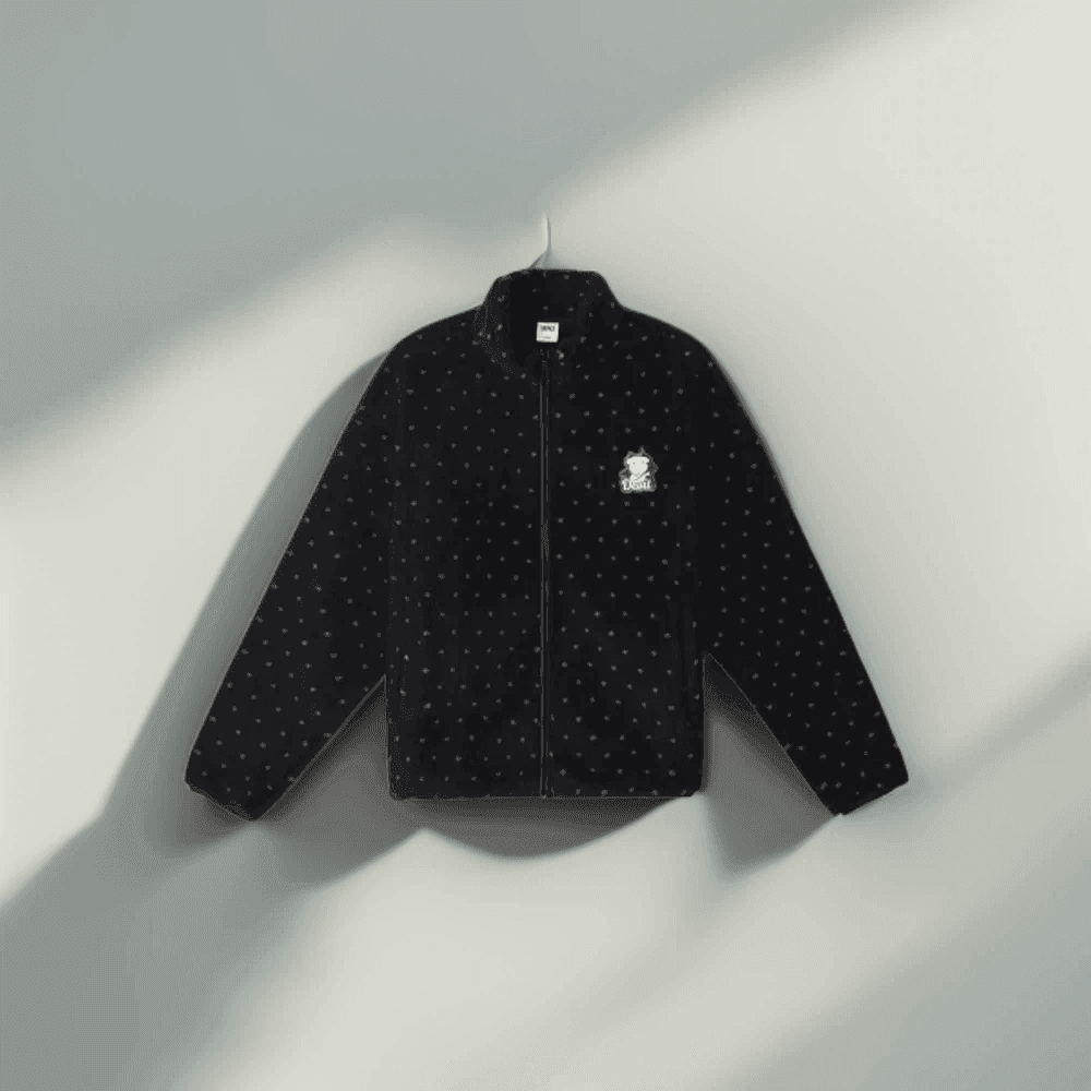 SPAO GANADi フードジップアップ 天使と悪魔 ボアフリース M095 WHITE