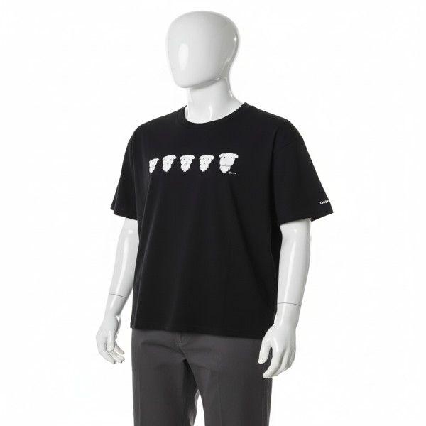 SPAO スパイオ [Ganadi] 半袖Tシャツ(BLACK)_SPRLG25U09 625351