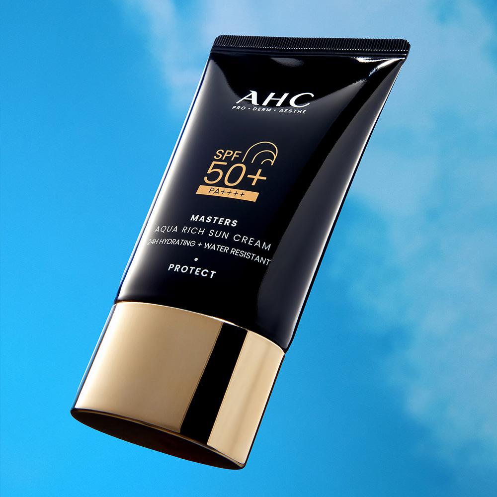 AHC マスターズ アクアrich サンクリーム 50ml+クレンジングフォーム30ml
