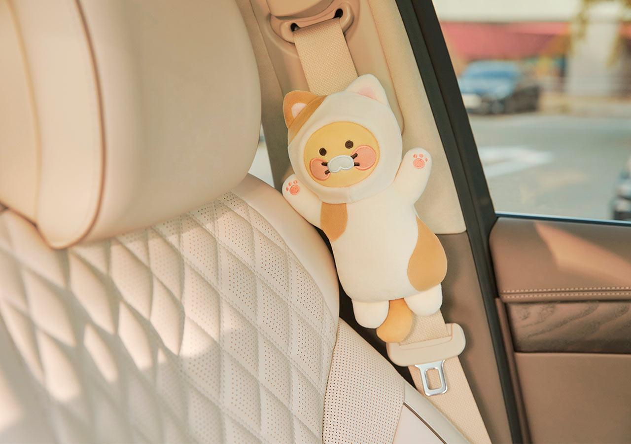 カカオフレンズ ニャンニャン猫 シートベルトカバー チュンシク
