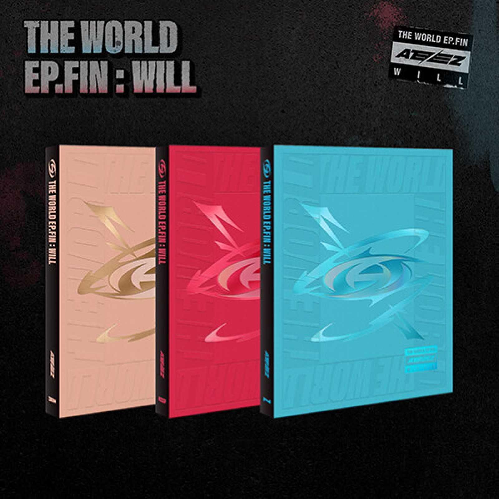 [ATEEZ] THE WORLD EP FIN WILL 2nd Full Album (バージョン選択)