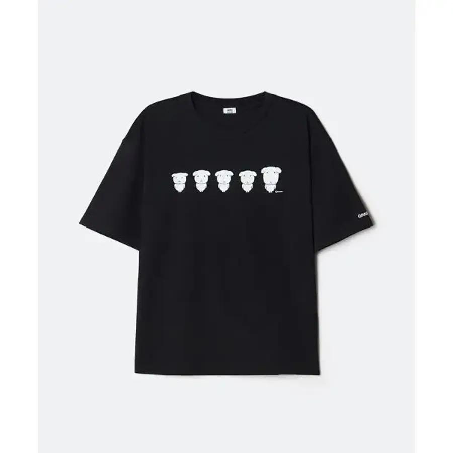 SPAO ガナディ Tシャツ（半袖）ブラック SPRLG25U09