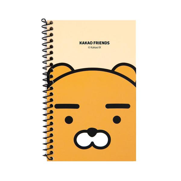 Kakao Friends ワンリング フェイス 左綴じ 手帳 ミニ手帳 ライアン