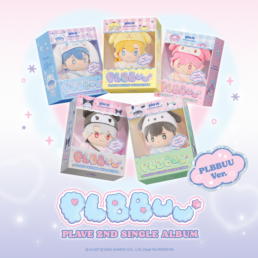 PLAVE 2nd Album (PLBBUU Ver. 5種のうちランダム) PLAVE Plbbuu Sanrio Doll Album