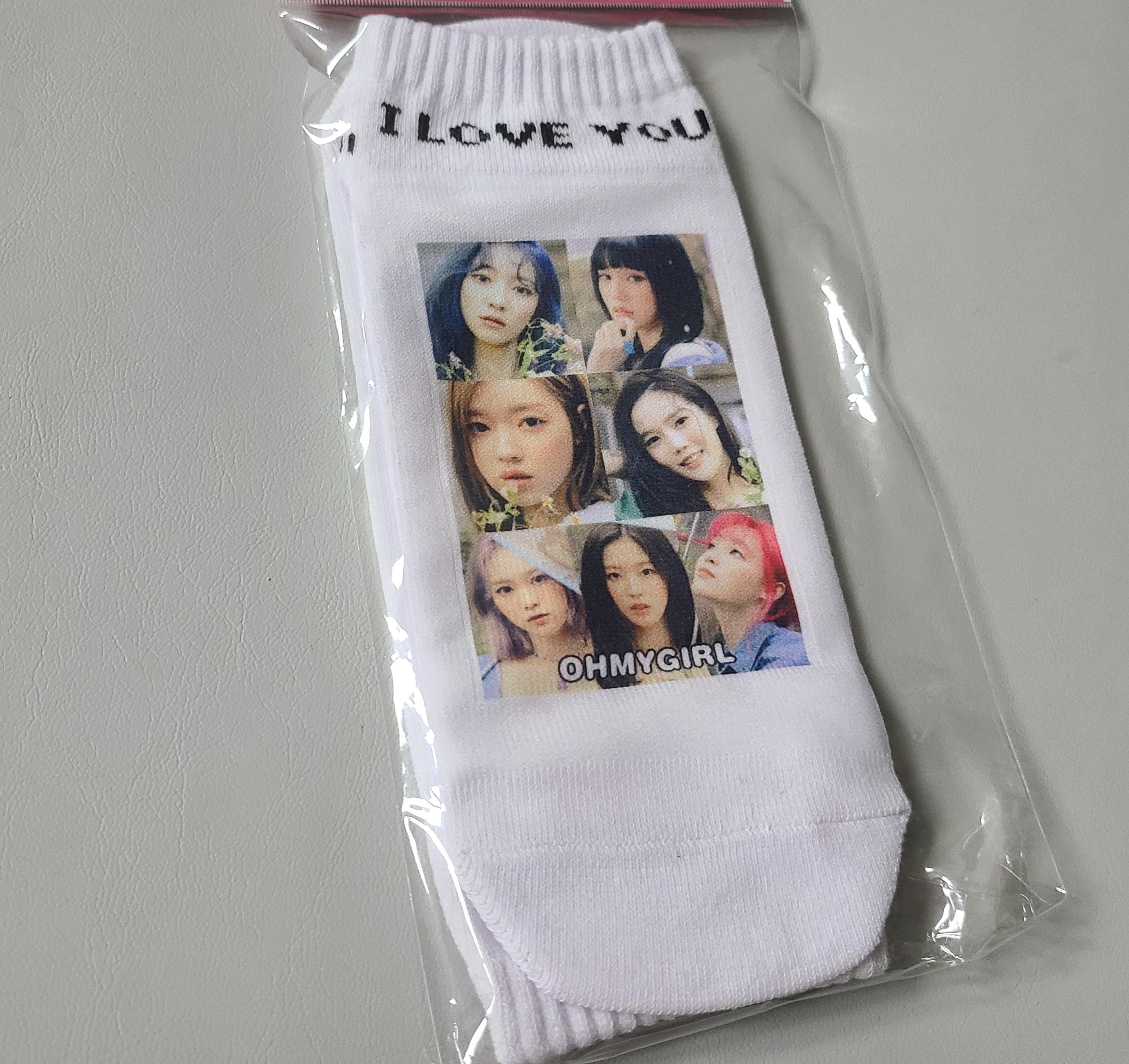 (OHMYGIRL) OH MY GIRL グッズ フォトソックス 1個 アンクルソックス OHMYGIRL OH MY GIRL グッズ