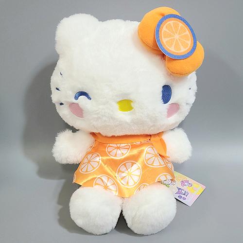 [正規品] サンリオ ハローキティ 27cm ぬいぐるみ あたりくじ オレンジキティ ぬいぐるみ グッズ / キキショップ